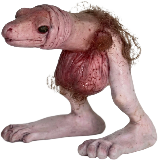 The Glizzard, a strange pink lizard-dog creature and mascot of $GLIZZARD